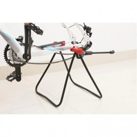 MIMRAPRO Paddock Standar Sepeda Bicycle Racks Floor Standing Bike Display - L151 - Black/Red - 7