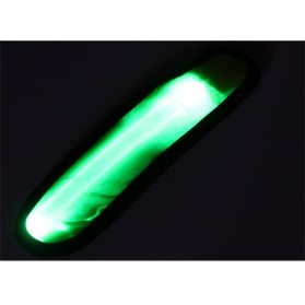 ALOD LED Warning Strap Arm Band Gelang LED Sepeda - AD20 - Green - 4