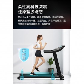 WY Treadmill Running Walking Motorised LCD Screen - B1-4010 - Black - 11
