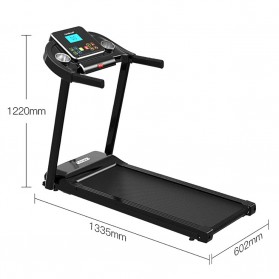 WY Treadmill Running Walking Motorised LCD Screen - B1-4010 - Black - 12