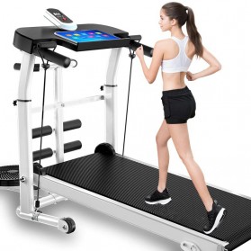 Aksesoris Olahraga Lari Lainnya - JICAN Treadmill Running Walking Folding - JYL94 - Black