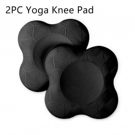 LOOZYKIT Pad Kaki Tangan Yoga Gym Fitness Knee Wrist Hand Mat 2 PCS - G2 - Black