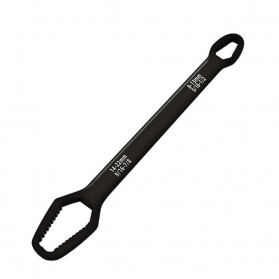 Olahraga Sepeda - Alloet Kunci Pas Double-Head Key Wrench Ratchet Spanner - RL215 - Black