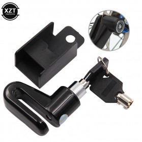 XZT Kunci Cakram Motor Anti Maling Disc Brake Lock - U23 - Black