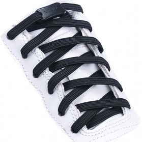 XIUSIKA Tali Sepatu Lazy Lace No Tie Shoelaces 1 Pair - T27-2 - Black