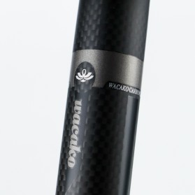 WACAKO Seatpost Sepeda Carbon Fiber Superlight MTB Road Bike 27.2-400mm - Black - 5