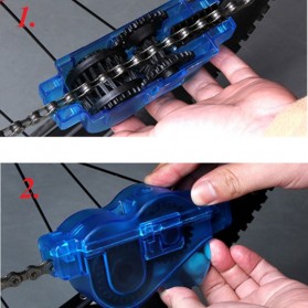 LISM Kit Set Peralatan Cuci Sikat Pembersih Rantai Gear Sepeda - WXRE025 - Blue - 7