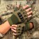 Gambar produk Black Eagle Sarung Tangan Tactical Gloves Fingerless Size L - A1
