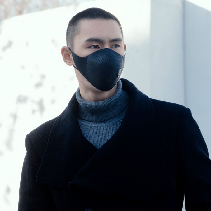  Xiaomi  MiJia Airwear Masker Anti Polusi PM2 5 Black 