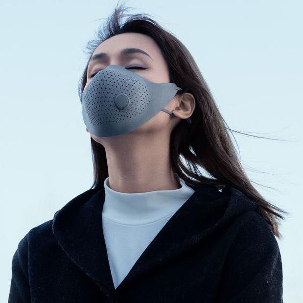 Xiaomi MiJia Airwear Masker Anti Polusi PM2.5 - Gray