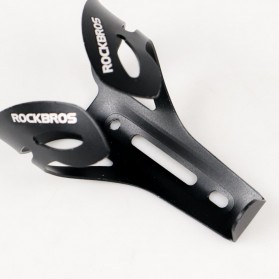 Rockbros Holder Botol Minum Sepeda Aluminium - Style 2 - Black - 2