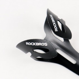 Rockbros Holder Botol Minum Sepeda Aluminium - Style 2 - Black - 3