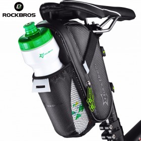 Rockbros Tas Sepeda Microfiber Waterproof dengan Holder Botol Minum - C7-1 - Black - 1