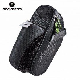 Rockbros Tas Sepeda Microfiber Waterproof dengan Holder Botol Minum - C7-1 - Black - 2