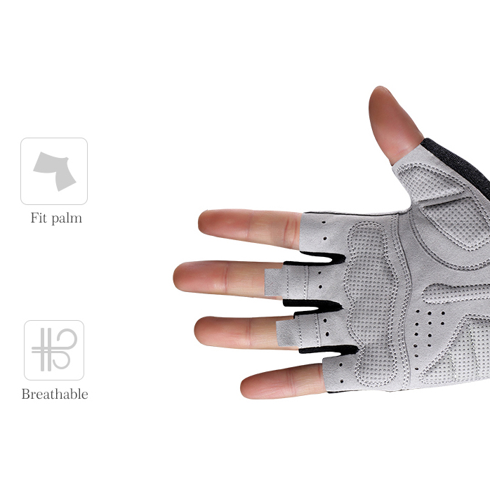 Gambar produk Rockbros Sarung Tangan Half Finger Anti-Skid Size L - S109