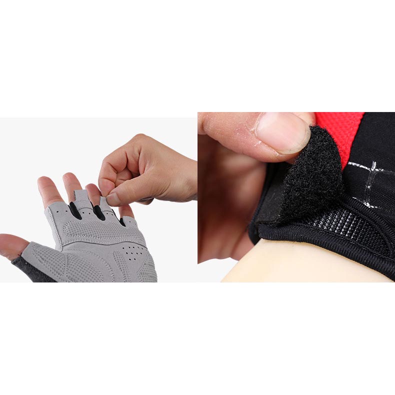 Gambar produk Rockbros Sarung Tangan Half Finger Anti-Skid Size L - S109
