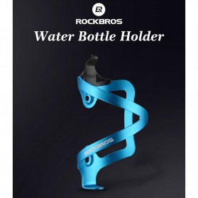 Rockbros Holder Botol Minum Sepeda Aluminium Bilateral Design - 2017-11A - Black - 6