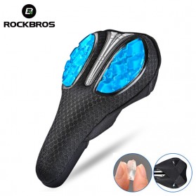 Olahraga & Outdoor - Rockbros Cover Jok Sadel Sepeda Liquid Silicone Gel - LF1034 - Blue