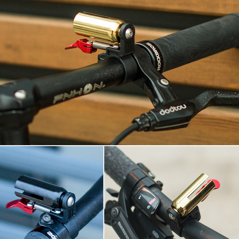 Rockbros Bell Sepeda Copper Bike Horn - 2018-1C - Black