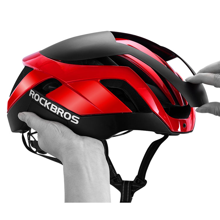 ROCKBROS Helm Sepeda  Cycling Bike Helmet TT 30 Black 