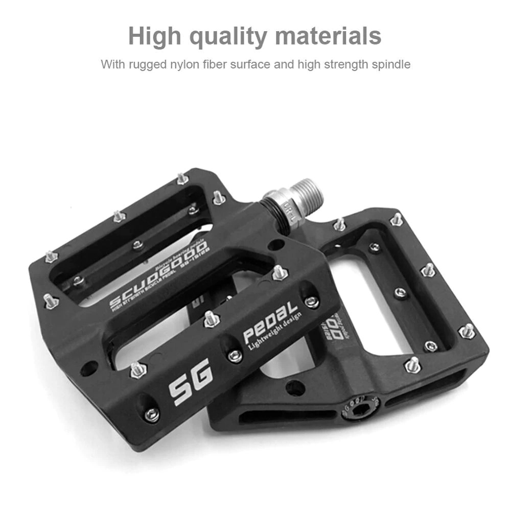 SCUDGOOD Pedal Sepeda MTB Mountain Bike Ultralight Nylon Fiber SG