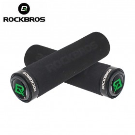 Rockbros Grip Gagang Sepeda Handlebar Silicone Sponge - BT1001 - Black - 1