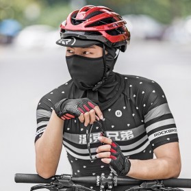 ROCKBROS Masker Topi Sepeda Full Face Cycling Cap Anti UV Hat - LF7357 - Black - 6