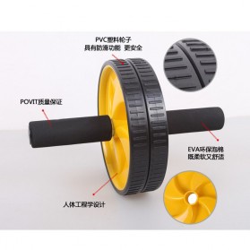 Alat Fitness Double Wheel Roller - 8
