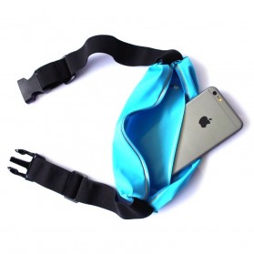 Ikat Pinggang Olahraga Waterproof dengan Slot Smartphone 5.5 Inch - Blue - 2