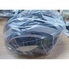 TaffSPORT Helm Sepeda EPS Foam PVC - x31 - Black/Blue - 8