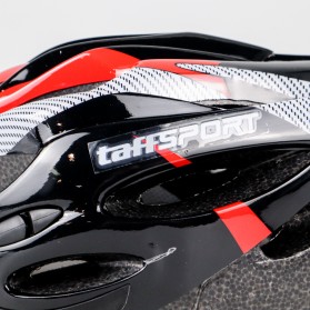 TaffSPORT Helm Sepeda EPS Foam PVC Shell - x10 - Black - 6