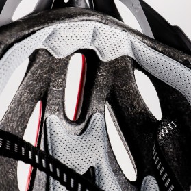 TaffSPORT Helm Sepeda EPS Foam PVC Shell - x10 - Black - 9