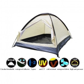 Double Layer Door Camping Tent / Tenda Camping - ZP32750 - Blue - 14