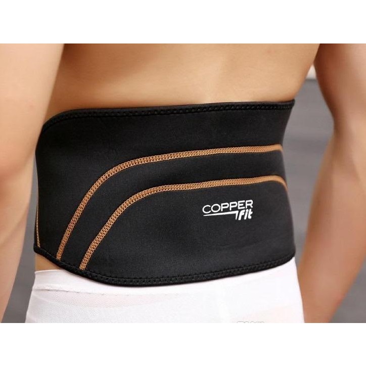 Copper Fit Back Pro Slimming Belt Black