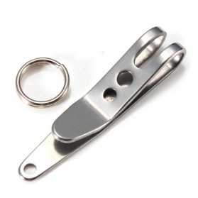 UFO Expand Suspension Clip Key Ring - A261B - Silver - 5