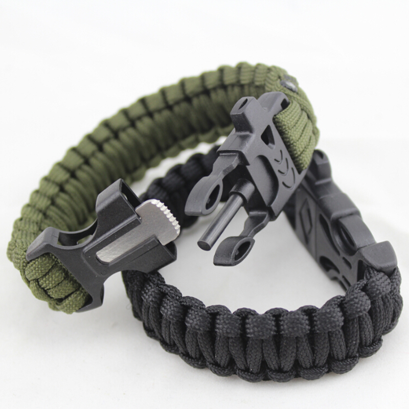 Paracord Survival Bracelet with Magnesium Flint Fire Starter IMSK03
