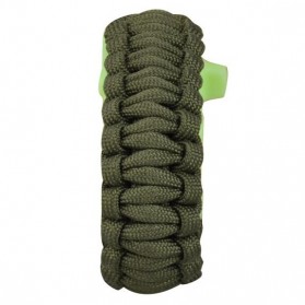 Luminous Survival Bracelet with Magnesium Flint Fire Starter - Green - 6