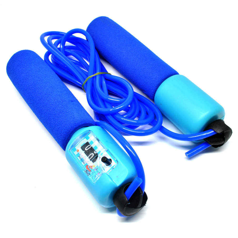 Jump Rope Skipping Counting Rope Tali Skipping Blue 