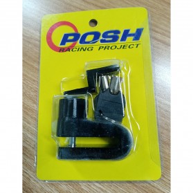 POSH Racing Project Kunci Cakram Motor Anti Maling Disc Brake Lock - U22 - Black - 6