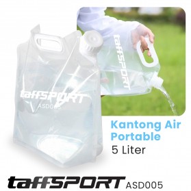 TaffSPORT Kantong Air Portable Water Bag 5 Liter - ASD005 - Transparent - 1