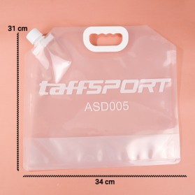 TaffSPORT Kantong Air Portable Water Bag 5 Liter - ASD005 - Transparent - 7