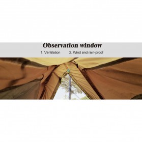Tenda Camping Ultralight Double Layer Waterproof - Green - 6