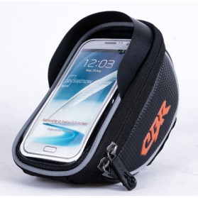 CBR Smartphone Holder Sepeda Ultra Sensitive Touch Screen Waterproof - Black - 3