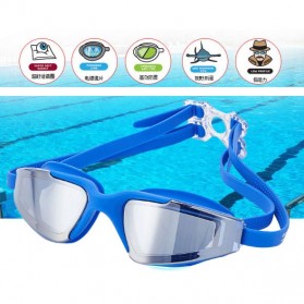 RUIHE Kacamata Renang Anti Fog UV Protection - RH5310 - Gray - 4