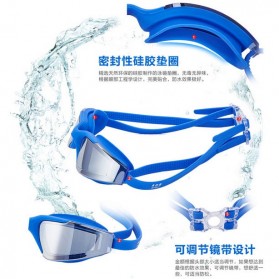 RUIHE Kacamata Renang Anti Fog UV Protection - RH5310 - Gray - 5