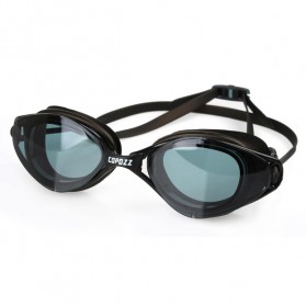 COPOZZ Kacamata Renang Anti Fog UV Protection - GOG-3550 - Black/Transparant - 1
