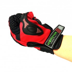 Sarung Tangan Motor Protektor Off Road - Size L - Black - 5