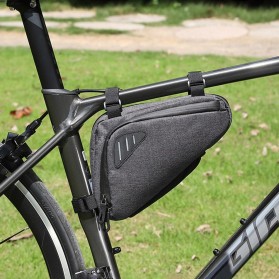 Tas Sepeda Serbaguna Triangle Frame Bag Pouch - ROS-12657 - Black - 6