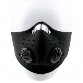 Masker Motor Filter Anti Polusi - Black