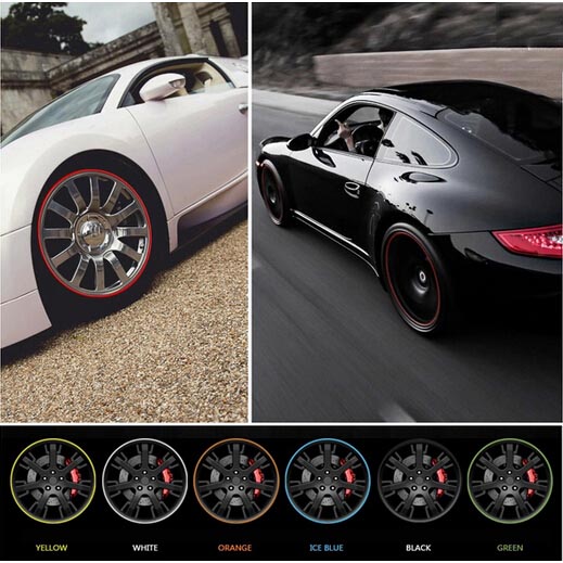 Stiker Reflektif Ban Mobil 8m - Blue - JakartaNotebook.com